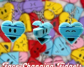 Heart Keychain Valentine's Fidget